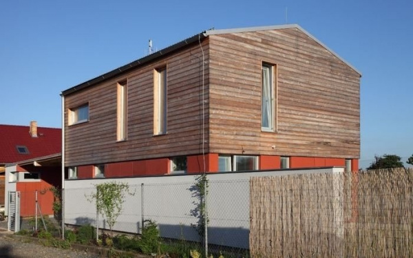 Dřevěné fasády - celá stavba