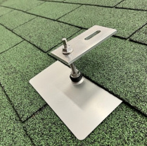 Držák fotovoltaických panelů na šindelové střeše