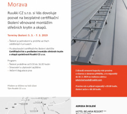 Ruukki - certifikační školení 2019 - MORAVA