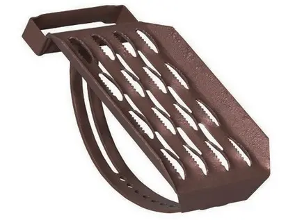 Nášlap tašky tmavě hnědá