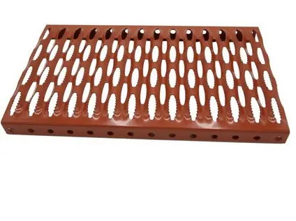 Stoupací plošina rošt 420x250 červená