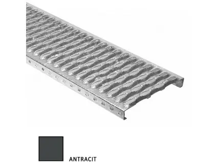 Stoupací plošina rošt 600x250 antracit