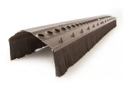 Pás hřebene s kartáčem 62mm/1bm hnědý