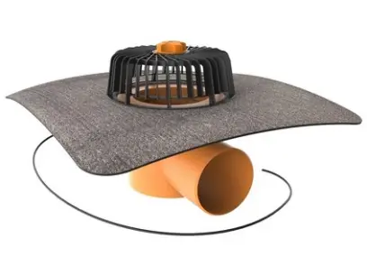 Střešní vpusť TOPWET TWE 110 BIT V