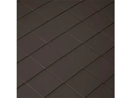 Eternit CEDRAL šablona hladká 400x400 mm tmavě hnědá