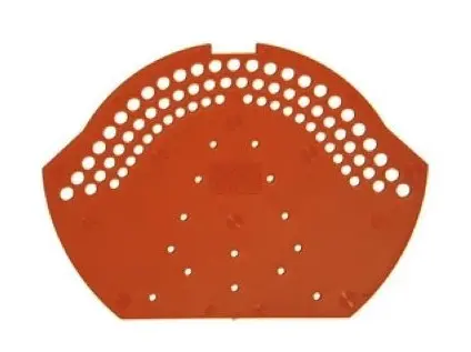 Bramac uzávěra hřebene PVC červená