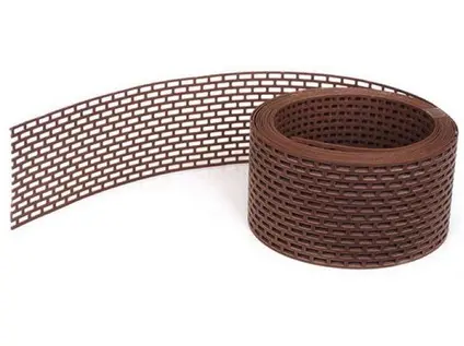 Bramac větrací pás okapní 80mm tmavě hnědá