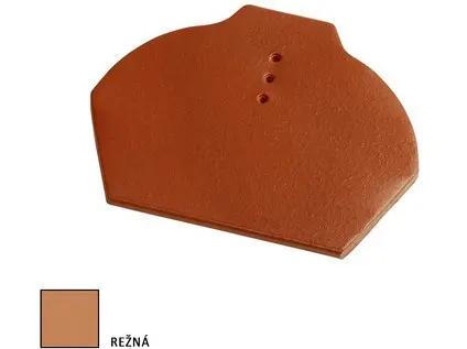 Tondach HR ukončení hřebenáče š.21 spodní režné