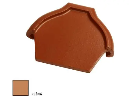 Tondach HR ukončení hřebenáče š.21 vrchní režné