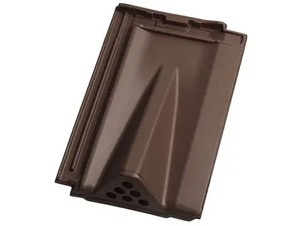 Tondach Stodo 12 posuvná větrací tmavě hnědá engoba