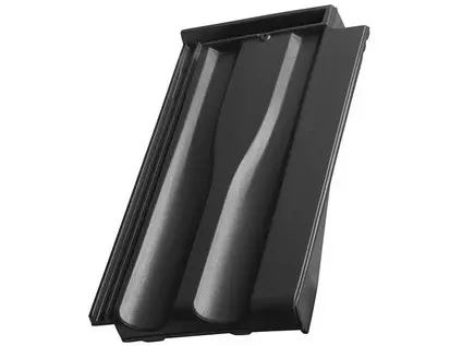 Tondach Hranice 11 posuvná pravá černá engoba