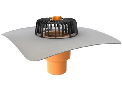 Střešní vpusť TOPWET TW 75 PVC S