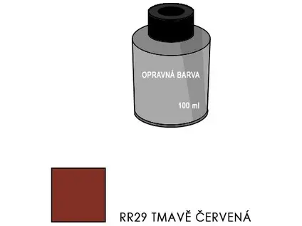 Ruukki opravná barva 100ml RR29 tmavě červená