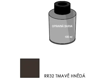 Ruukki opravná barva 100ml RR32 tmavě hnědá