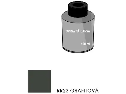 Ruukki opravná barva 100ml RR23 grafitová