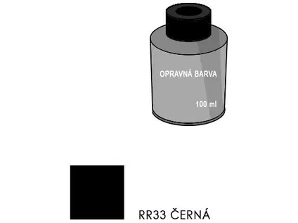 Ruukki opravná barva 100ml RR33 černá