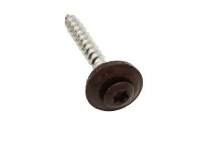 Vrut s podložkou 15 mm 4,5x35 mm RAL 8017 hnědá