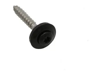 Vrut s podložkou 15 mm 4,5x35 mm RAL 9005 černá