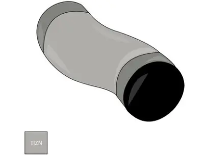 Odskokové koleno 100 mm titanzinek