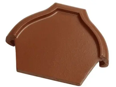 Tondach HR ukončení hřebenáče š.21 vrchní hnědá engoba