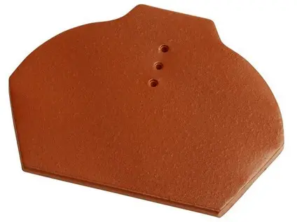 Tondach HR ukončení hřebenáče š.21 spodní červená engoba