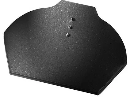 Tondach HR ukončení hřebenáče š.21 spodní glazura Amadeus černá