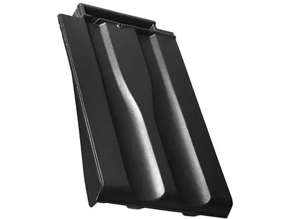 Tondach Hranice 11 posuvná levá Amadeus černá glazura