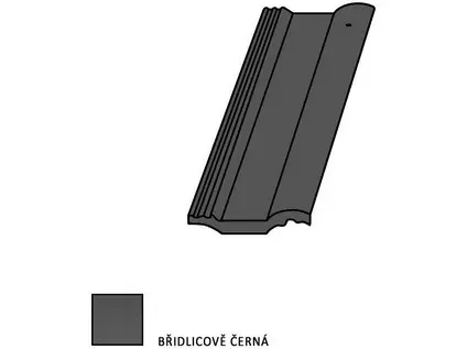 Bramac classic půlená taška černá