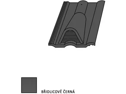 Bramac Classic odvětrávací taška černá