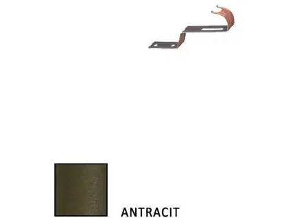 Mediterran příchytka hřebenáče antracit