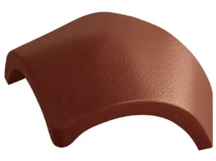 Betonpres Exclusiv hřebenáč Y rozdělovací včetně vrutu červenohnědá