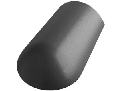 Betonpres Exclusiv hřebenáč koncový včetně vrutu břidlicově černá