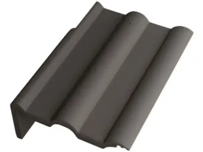 Betonpres Optimal tvarovka okrajová levá břidlicově černá