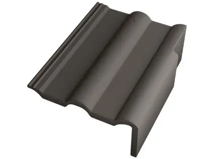Betonpres Optimal tvarovka okrajová pravá břidlicově černá