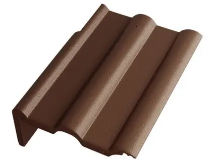 Betonpres Exclusiv tvarovka okrajová levá tmavohnědá