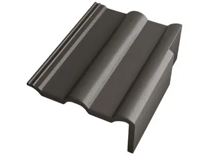 Betonpres Exclusiv tvarovka okrajová pravá břidlicově černá