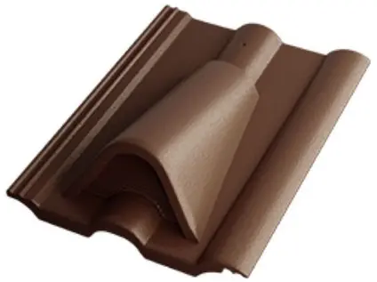 BETONPRES EXCLUSIV Větrací taška tmavohnědá