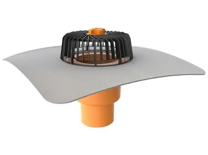 Střešní vpusť TOPWET TW 160 PVC S XL