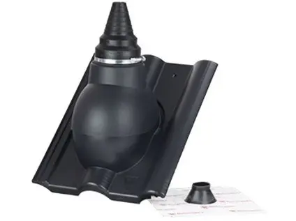 Betonpres anténní komplet plast břidlicově černá