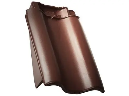 Tondach Samba krajní levá glazura Amadeus hnědá