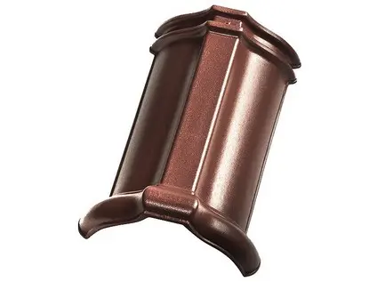 Tondach HR hřebenáč drážkový š.21 glazura Amadeus hnědá