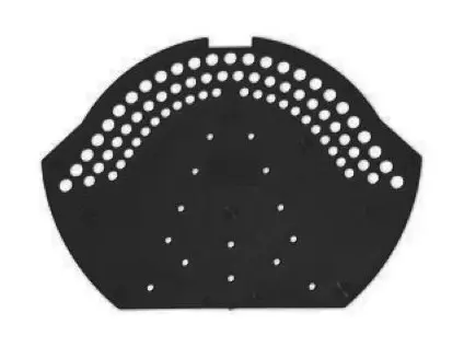 Bramac uzávěra hřebene PVC černá