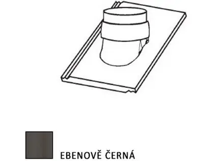 Bramac Tegalit průchozí taška DuroVent černá