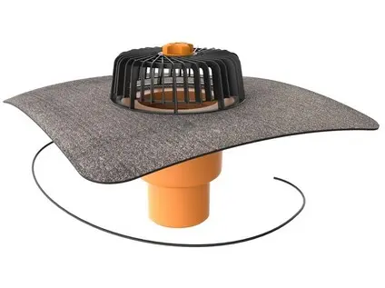 Střešní vpusť TOPWET TWE 75 BIT S