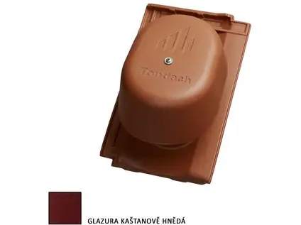 Tondach Stodo 12 komplet odvětrání kaštanová glazura