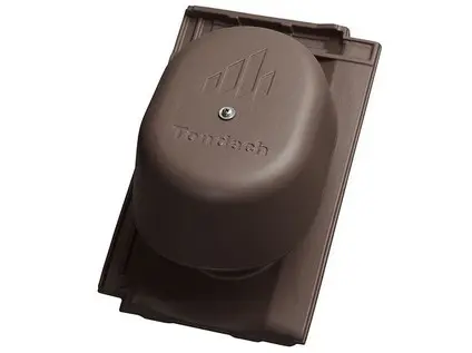 Tondach Stodo 12 komplet odvětrání tmavě hnědá engoba