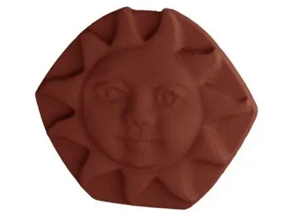 Betonpres Optimal hřebenová ucpávka beton slunce červenohnědá