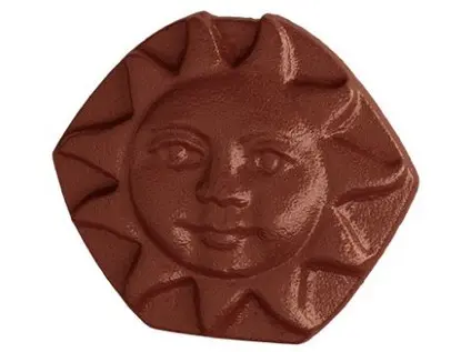 Betonpres Exclusiv hřebenová ucpávka beton slunce červenohnědá