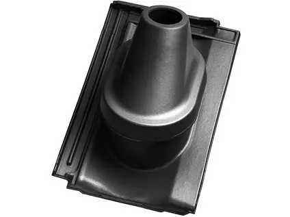 Tondach Stodo 12 komplet anténní břidlicově černá glazura