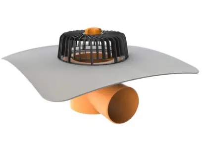 Střešní vpusť TOPWET TW 110 PVC V